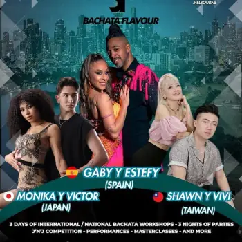 Bachata Flavour Festival - Melbourne 2026 - salsa, bachata, kizomba, zouk festival in Melbourne, Australia