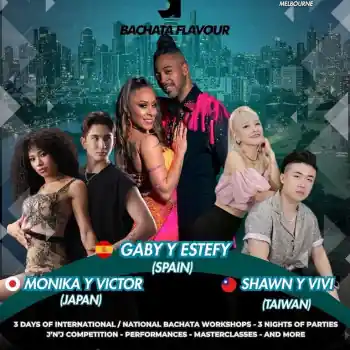 Bachata Flavour Festival - Melbourne 2026 - salsa, bachata, kizomba, zouk festival in Melbourne, Australia
