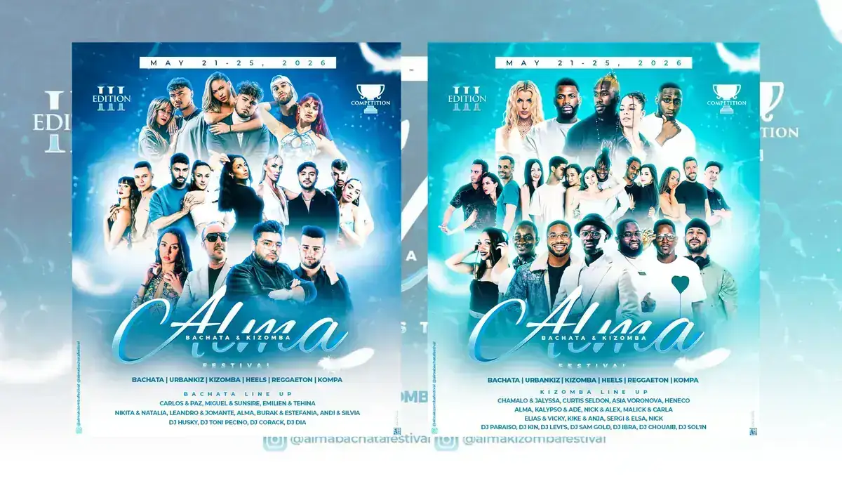 ALMA BACHATA & KIZOMBA FESTIVAL 2026 - III EDITION - bachata, kizomba festival in Santa Susanna, Spain