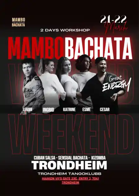 Mambo Bachata Weekend (March 2026) - bachata, kizomba, salsa festival in Trondheim, Norway
