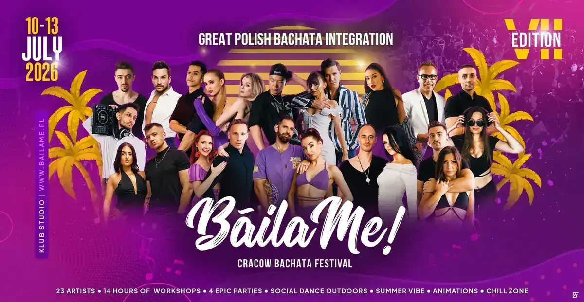 BáilaMe Cracow Bachata Festival 2026 - bachata festival in Kraków, Poland