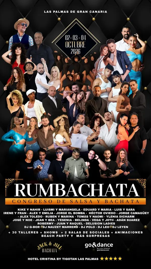 Rumbachata 2026 - bachata, salsa festival in Las Palmas de Gran Canaria, Spain