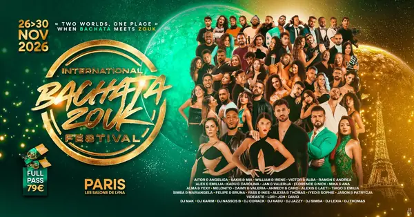 🌎 International Bachata Zouk Festival 🌎 - bachata, zouk festival in Vitry-sur-Seine, France