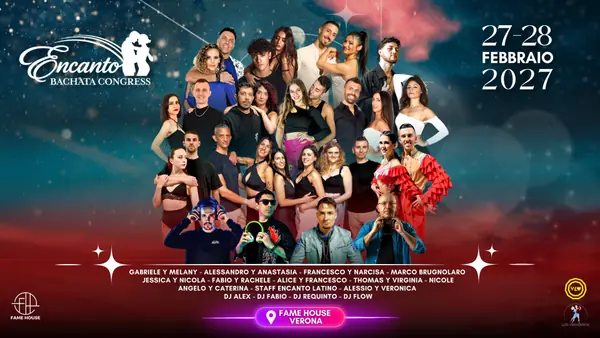 Encanto Bachata Congress 2027 - bachata, zouk festival in San Giovanni Lupatoto, Italy