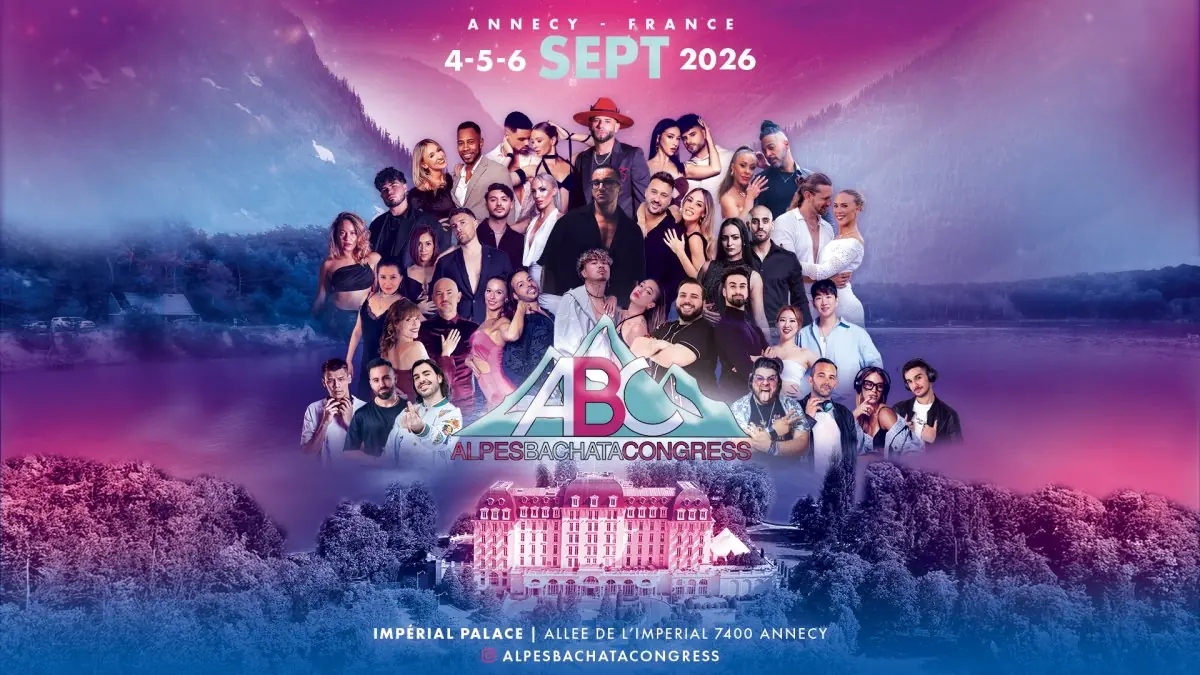 ALPES BACHATA CONGRESS - ABC - 4-5-6 September 2026 - bachata festival in Annecy, Francia