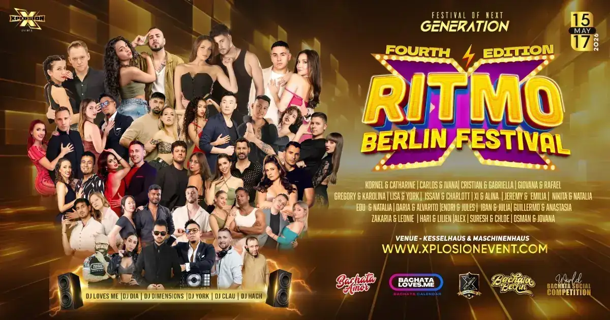 Xplosion RITMO BERLIN Festival 2026 - Festival of Next Generation poster, Berlin