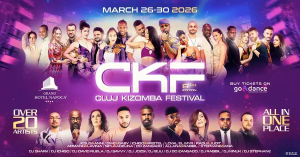 Cluj Kizomba Festival 2026 (8th edition) - bachata, kizomba, salsa festival in Cluj-Napoca, Romania