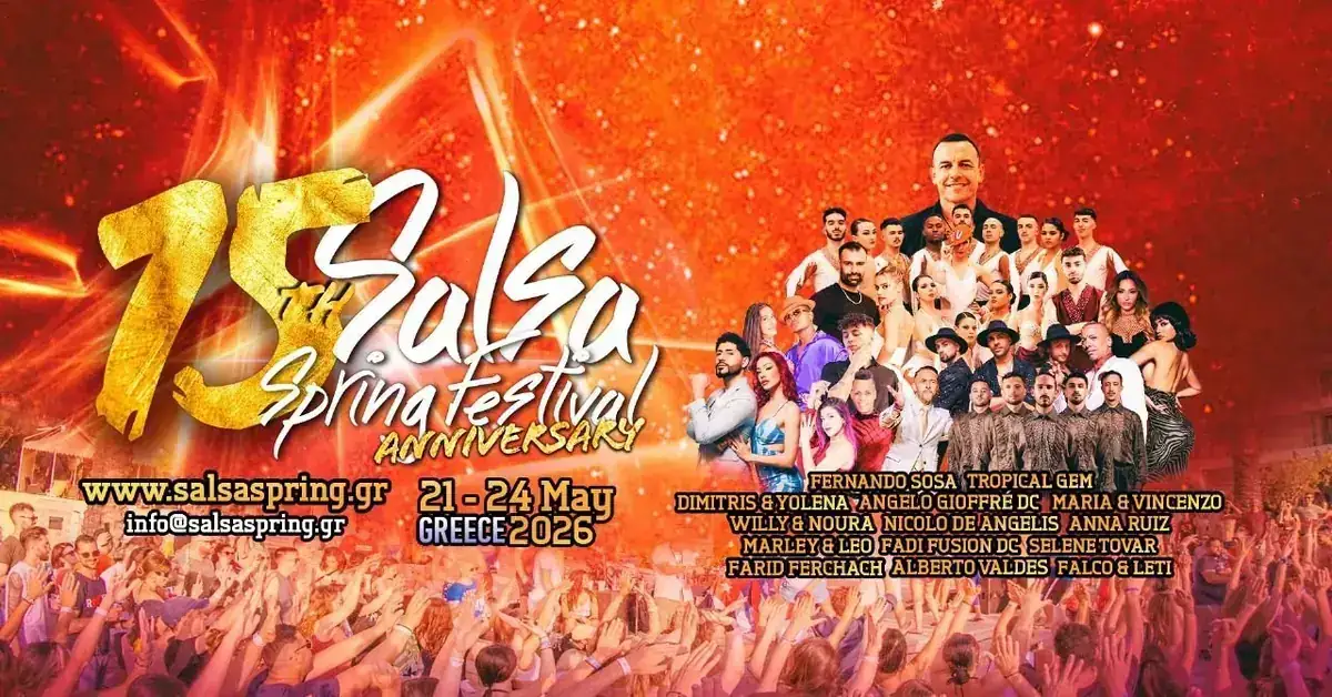 SalsaSpring Festival 2026 poster