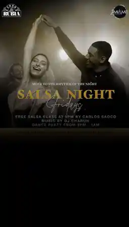 Bailamos Fridays (every 1st and last Friday) at Casa La Rubia, Miami