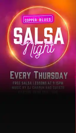 Salsa Night Thursdays at Copper Blues Rock Pub & Kitchen, Miami