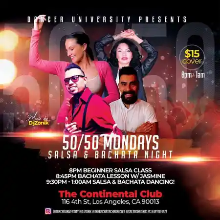 Salsa and Bachata Night at The Continental Club, Los Angeles