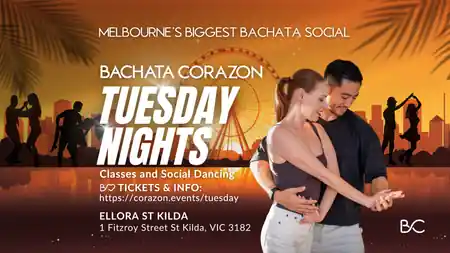 Bachata Corazon Tuesday Nights at The Space Dance & Arts Centre, Melbourne