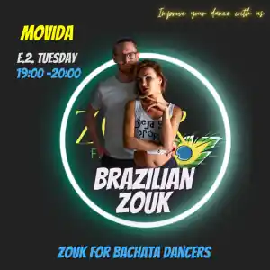 Tuesday Zouk for Bachata dancers with Carlos & Olga, Frankfurt