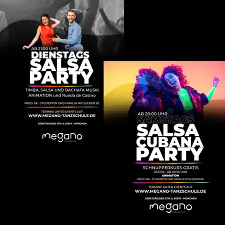 Salsa Party by Megano at Megano Dance School, Munich