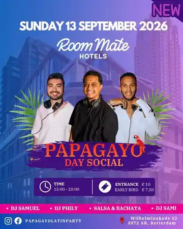 Sunday Day Social (every 2nd Sunday) at Room Mate Bruno Hotel, Rotterdam