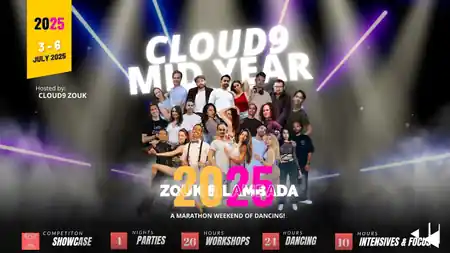 Zouk Sundays @ Cloud9Zouk at Cloud 9 Zouk, Brisbane