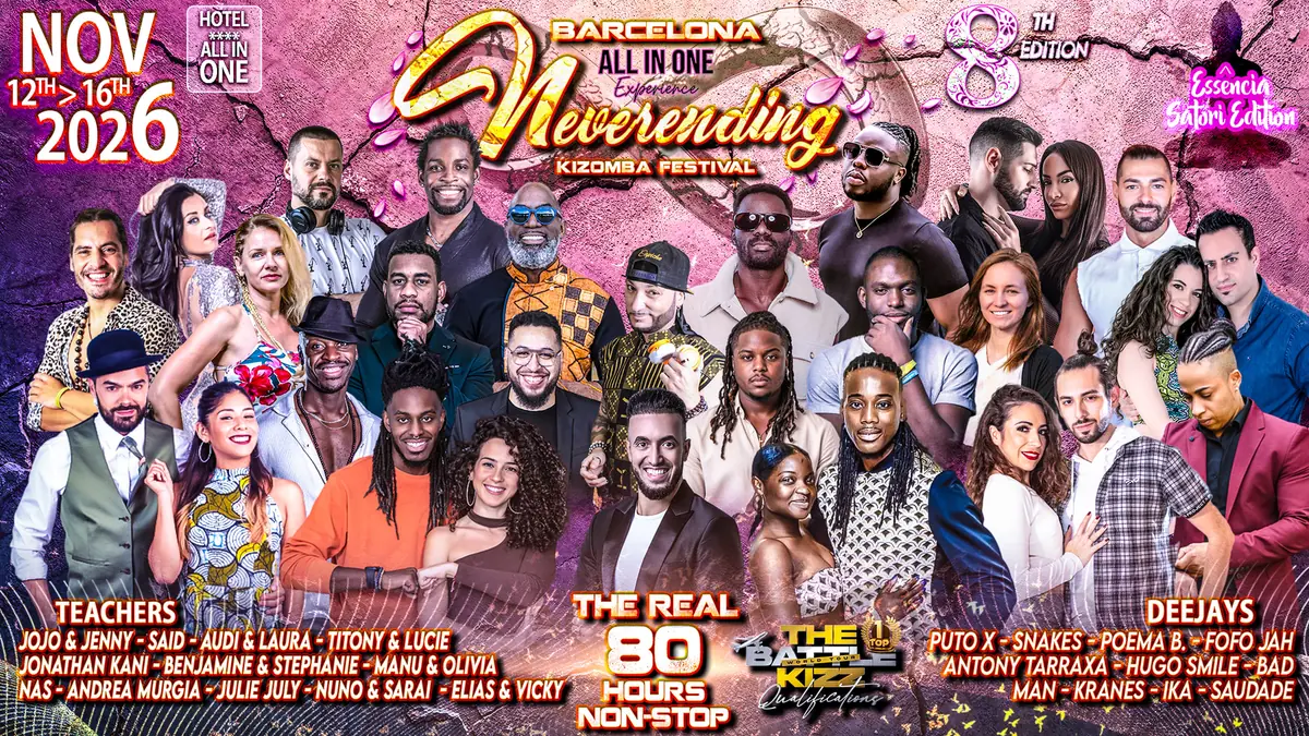 Neverending Kizomba Festival BARCELONA 2026 - 8th Ed. - kizomba festival in Platja d'Aro, Spain