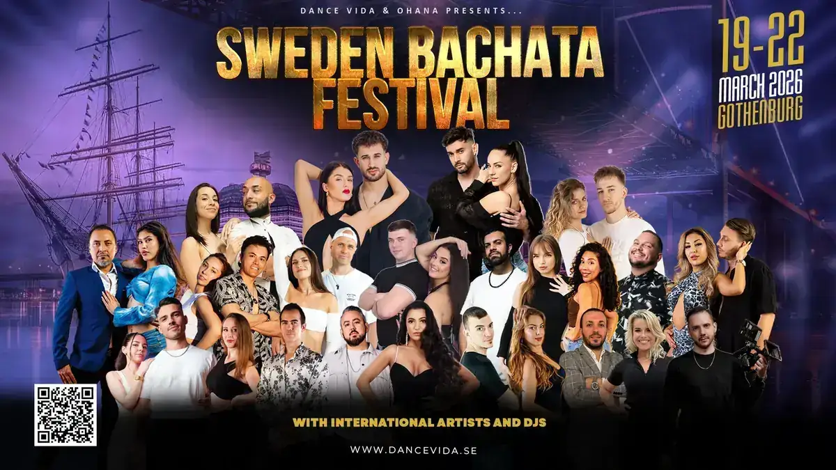 Sweden Bachata Festival 2026 - bachata, kizomba, salsa, zouk festival in Gothenburg, Sweden