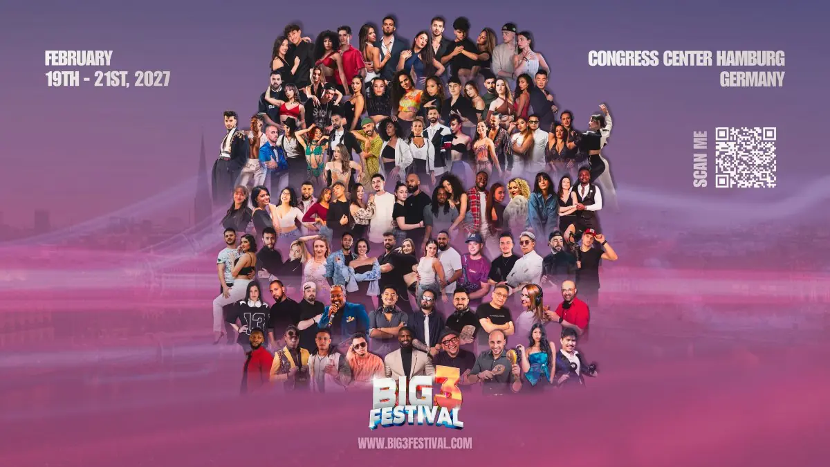 BIG3 FESTIVAL 2027 - bachata, kizomba, salsa festival in Hamburg, Germany