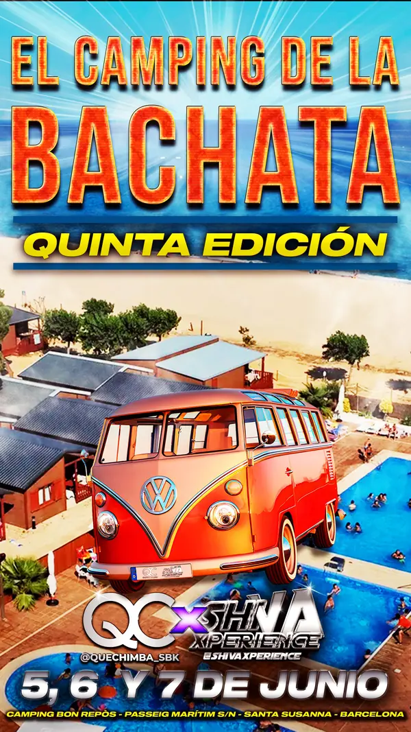 🏕️🏖️ EL CAMPING DE LA BACHATA 2026 🏕️🏖️ - bachata festival in Santa Susanna, Spain