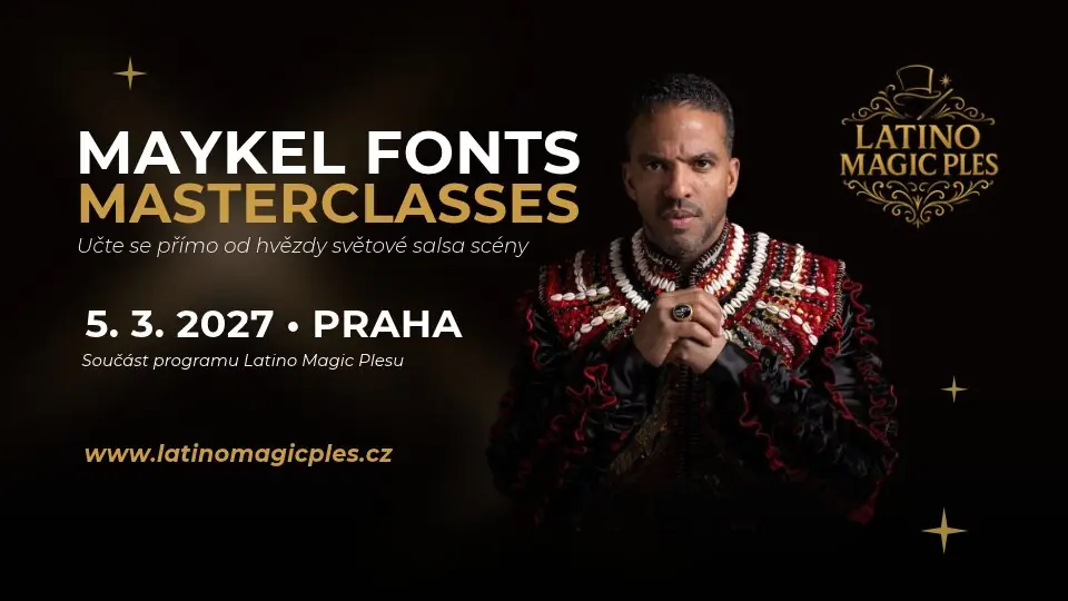 Maykel Fonts Masterclasses Prague 2027 - Latino Magic Ples - salsa festival in Prague 2, Czechia