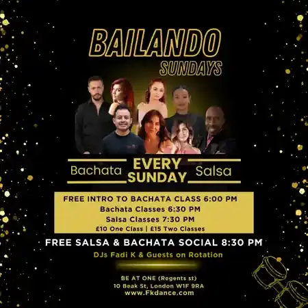 Bailando Sundays at Be At One - Regent Street, London