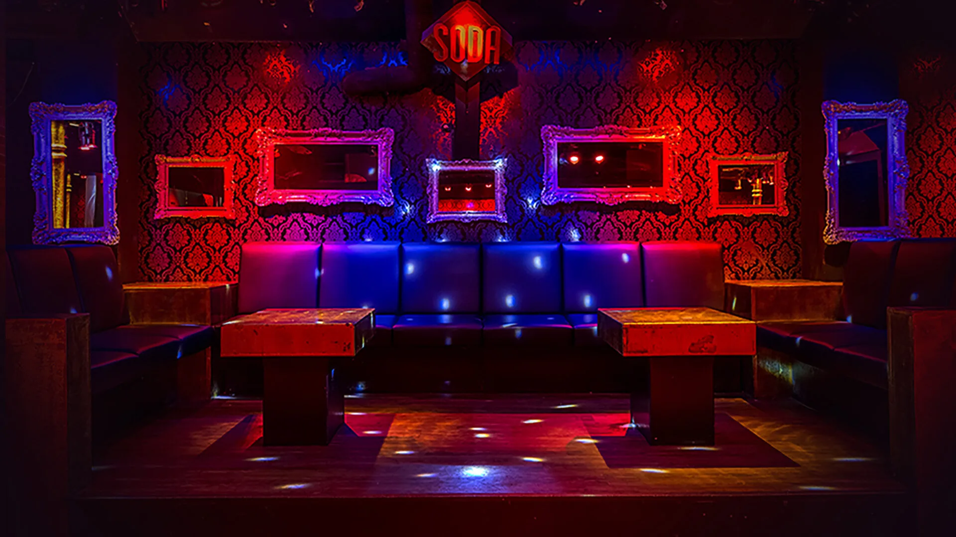 Soda Club Berlin lounge and dance venue interior