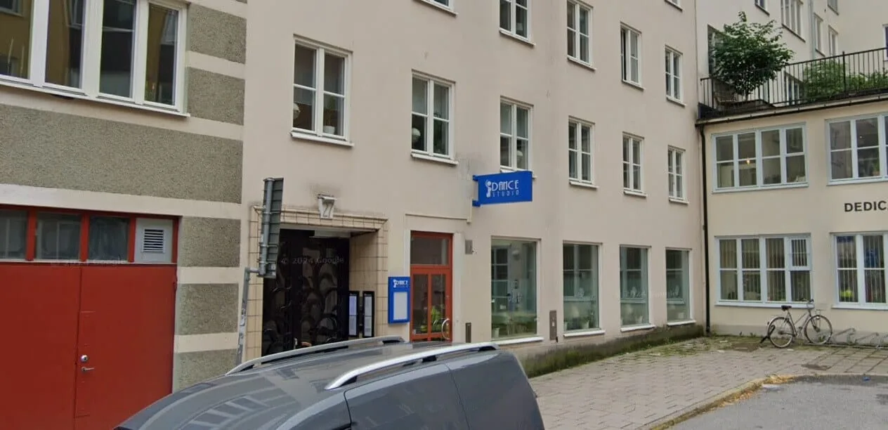 iDance Studio Söder, Stockholm – studio entrance and facade