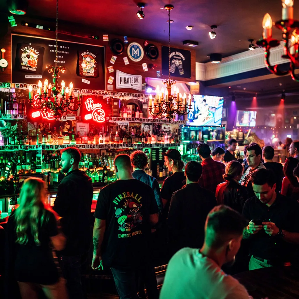 Crowd at the bar during a busy night at Cloudland Empire Hotel in Brisbane