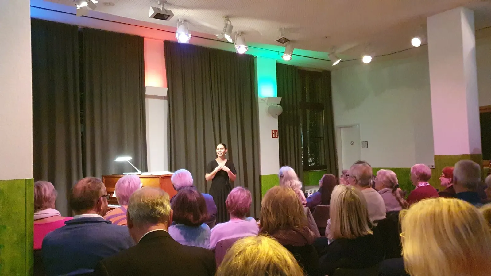Bürgerhaus Salzmannbau grand performance hall interior with audience