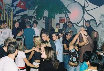 Club Fogon dance floor with Latin music party, Nuremberg