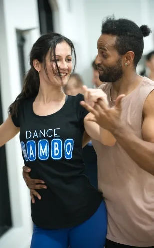 Social dancing at Dance Mambo studio in Ultimo, Sydney