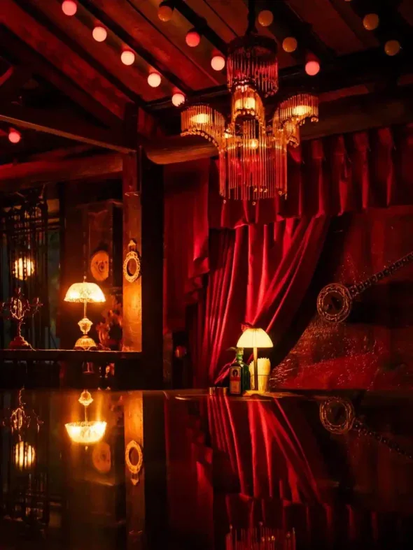 Attika nightclub area at La Favela, Seminyak, Bali