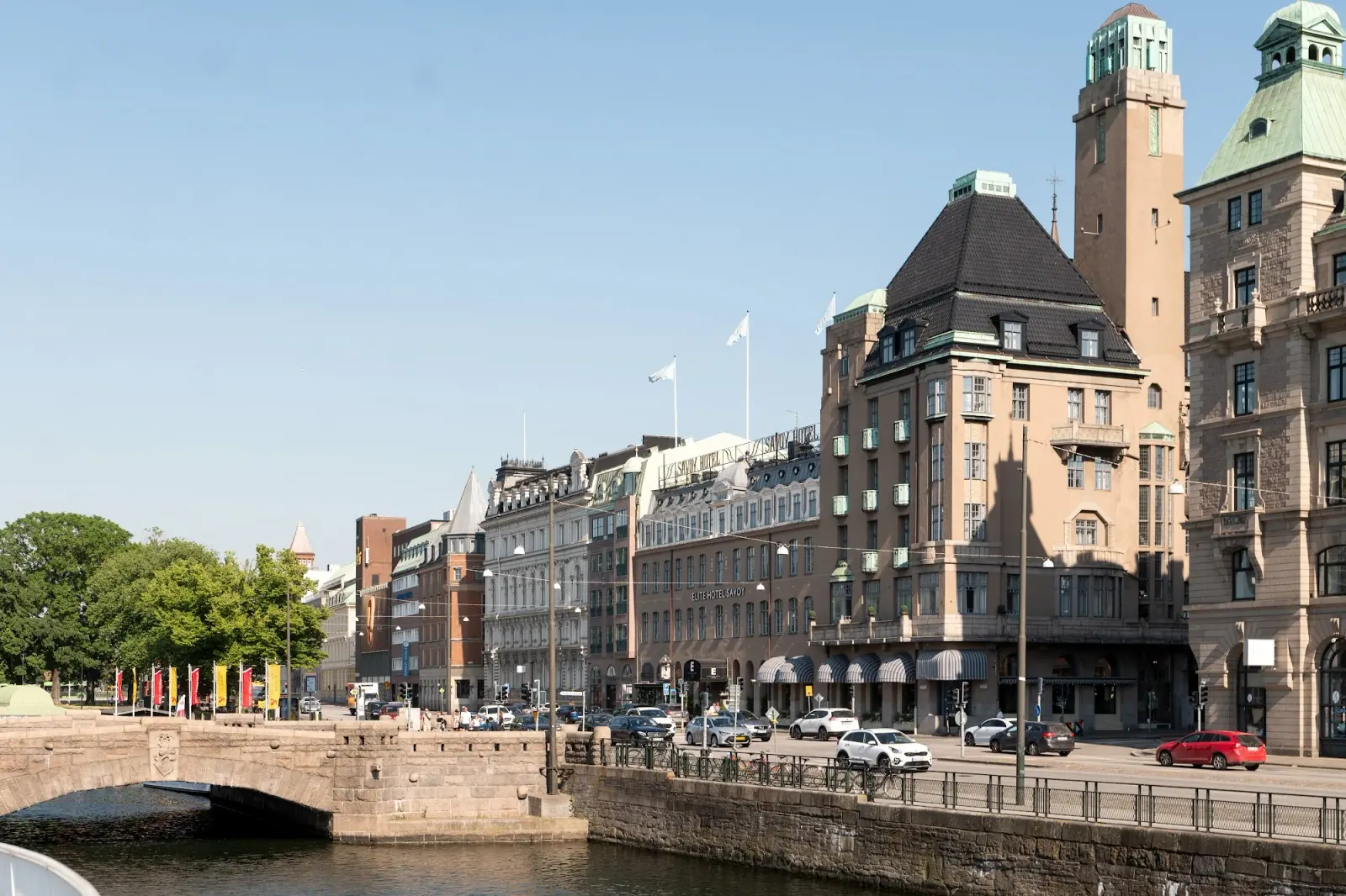 Elite Hotel Savoy grand interior with event space in Malmö Sweden