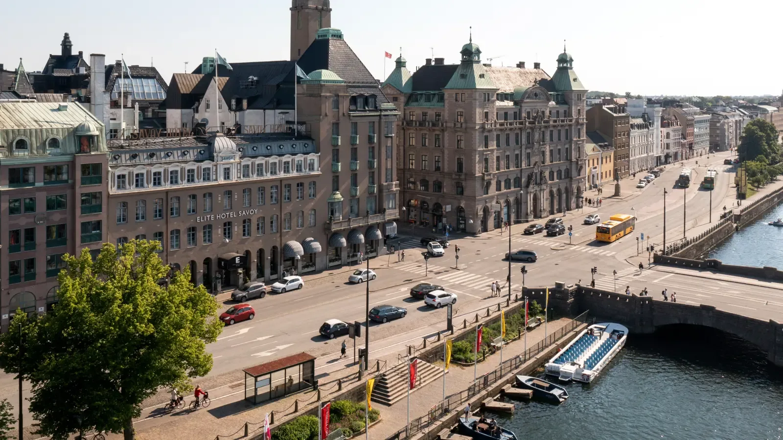 Elite Hotel Savoy, Malmö – grand historic hotel exterior and facade