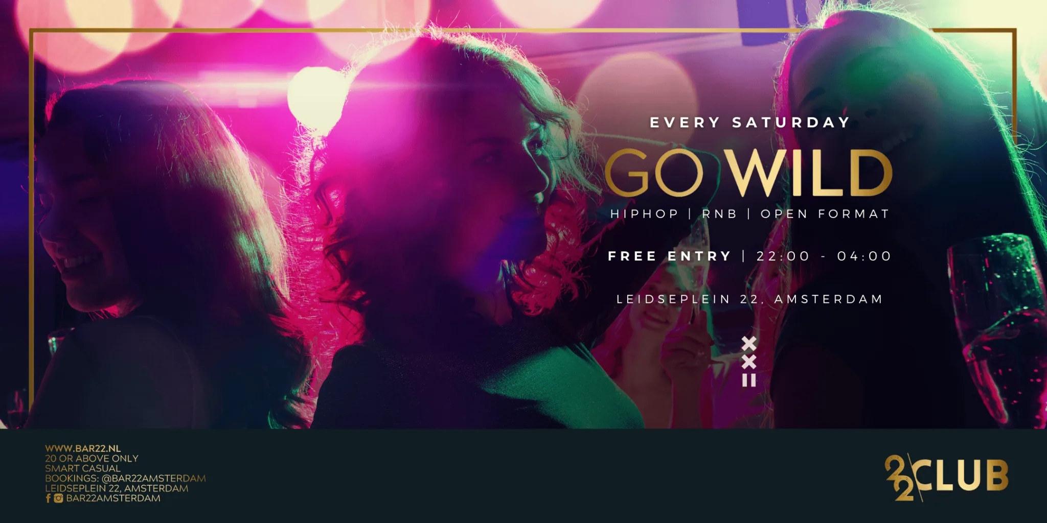 Bar Twenty Two Amsterdam venue atmosphere and dance night