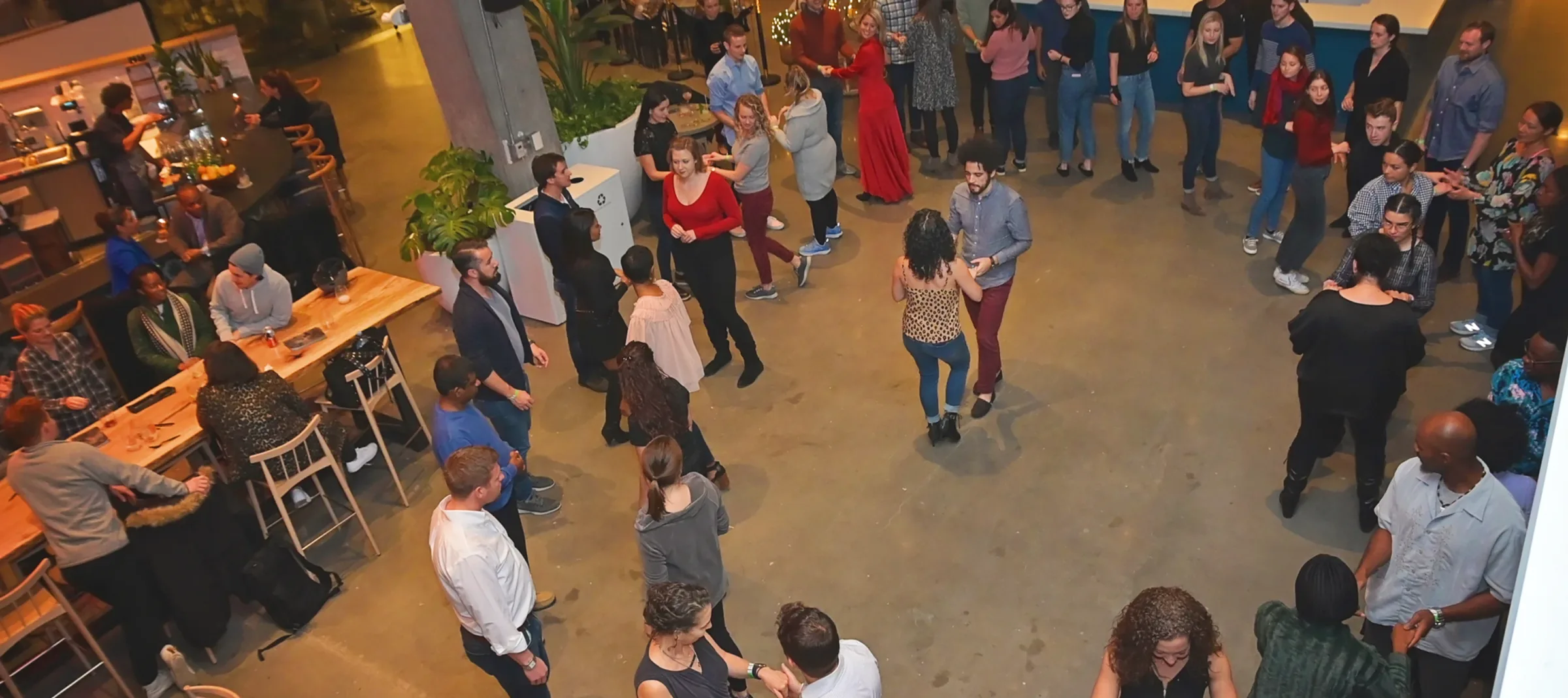 Baila DC salsa dance event at La Cosecha in Washington DC