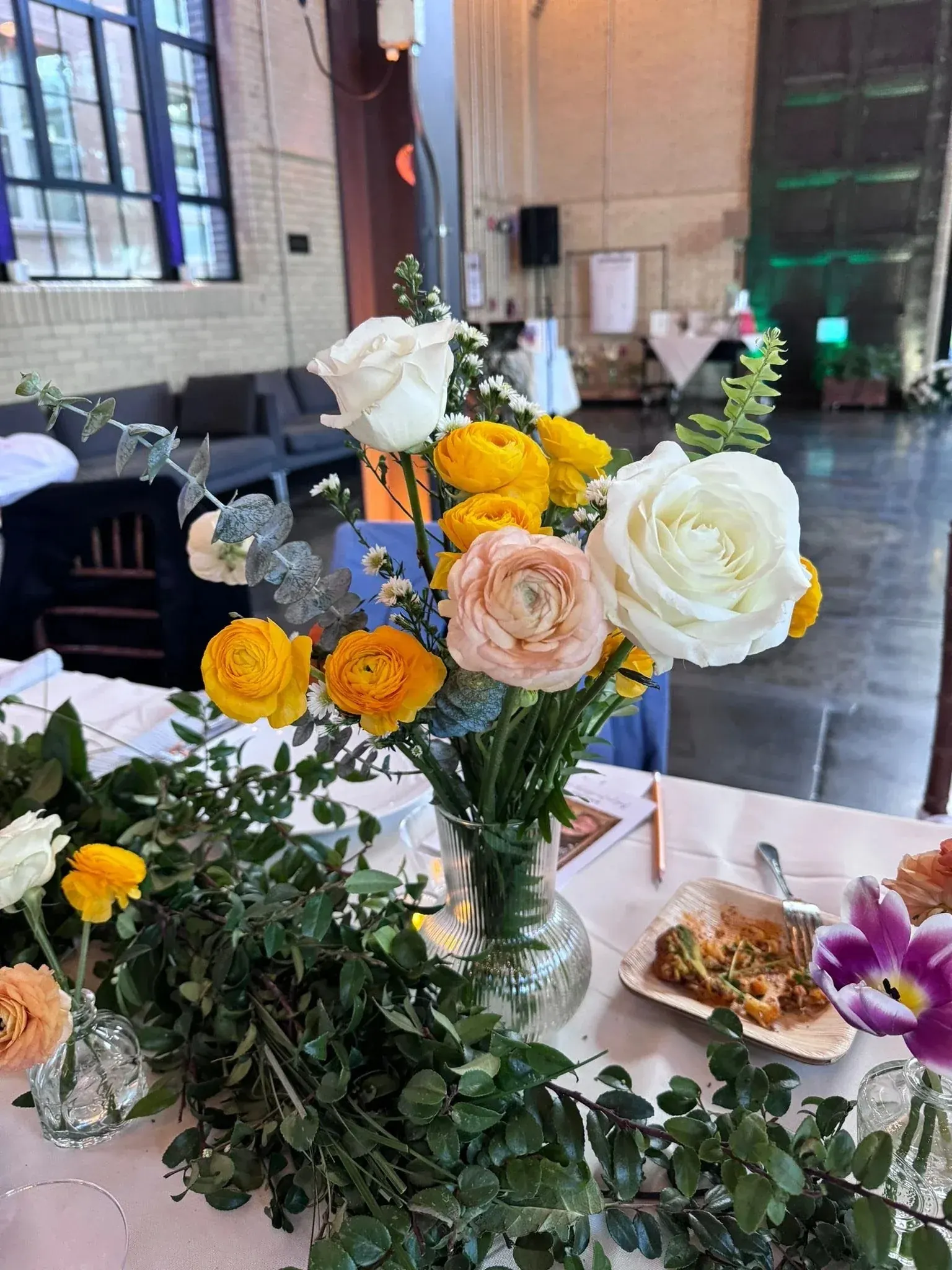 Industrial brick interior of The Substation in Boston, atmospheric Latin dance venue