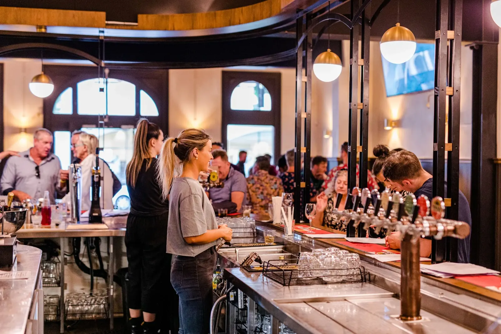 Lively bar scene at Subiaco Hotel Perth Australia