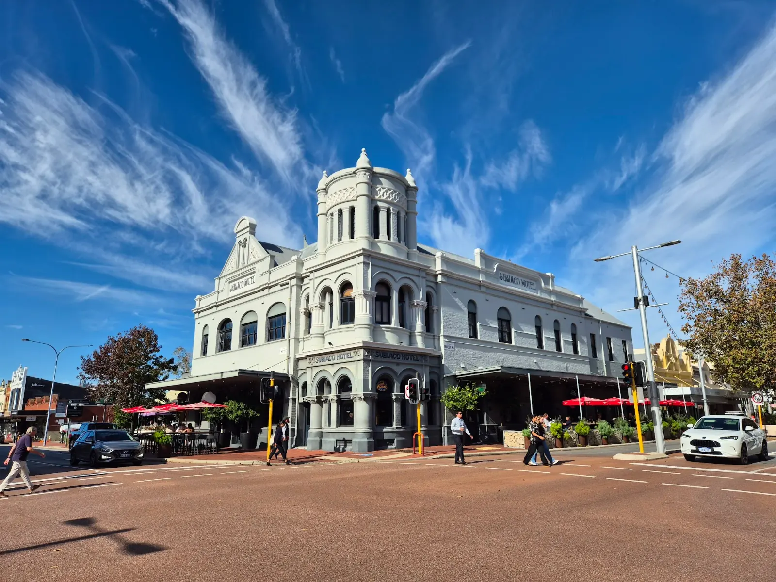 Heritage hotel building at Subiaco Hotel Perth Australia