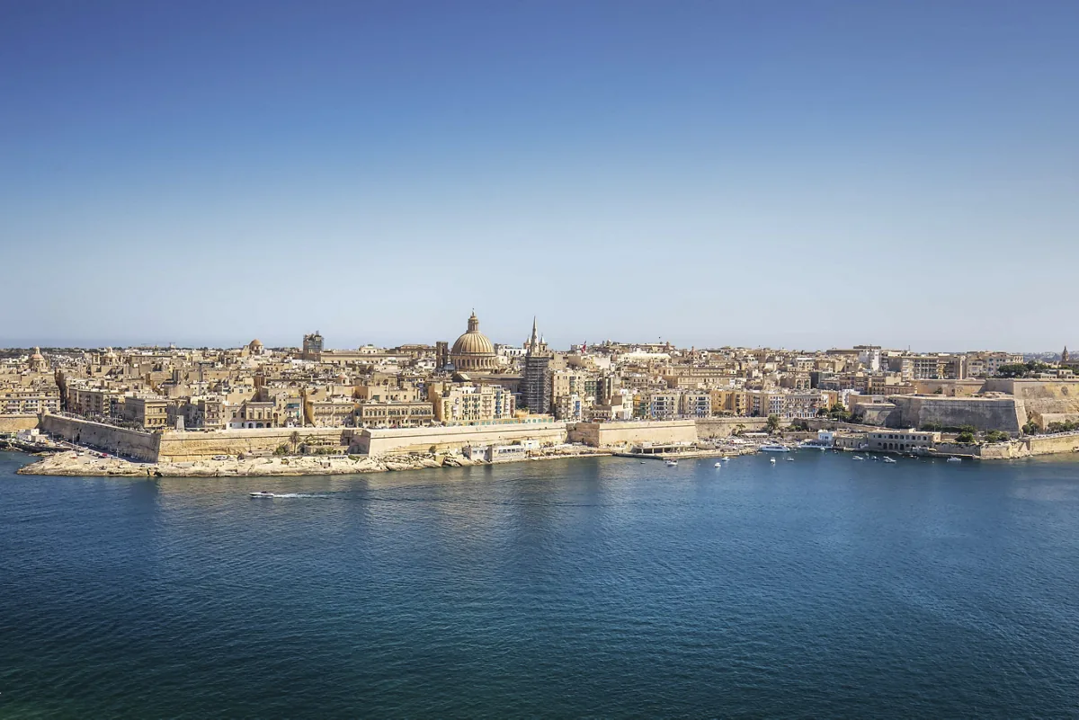 Barcelo Fortina Malta sea view from the hotel in Sliema