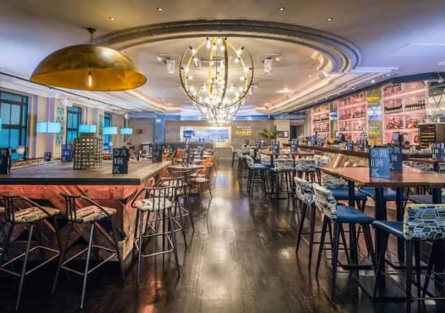 Sway Bar London stylish cocktail bar area