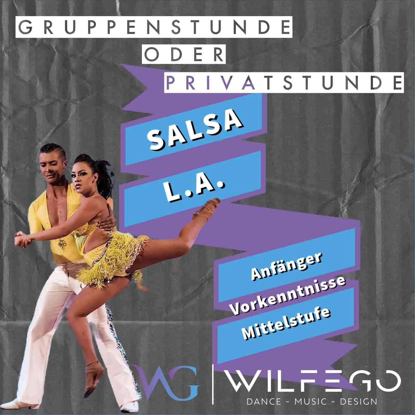 Salsa dancing at Tanzschule Wilfego, Nuremberg