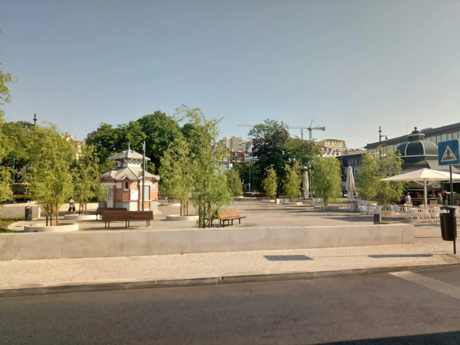 Open plaza used for dance