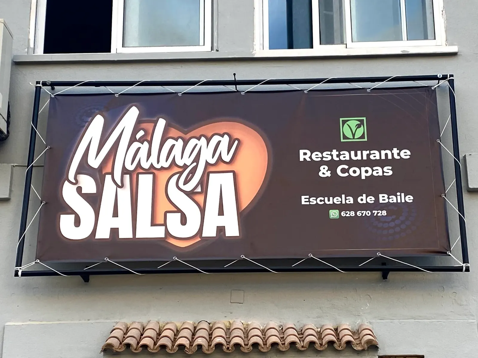 Salsa dance floor atmosphere at El Patio de Málaga in Málaga Spain