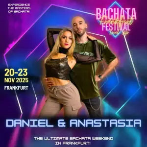 Daniel & Anastasia, instructor at Explosion Berlin Bachata Festival 2026 #4 Edition