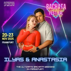 Ilyas & Anastasia, instructor at Frankfurt Bachata Festival 2026