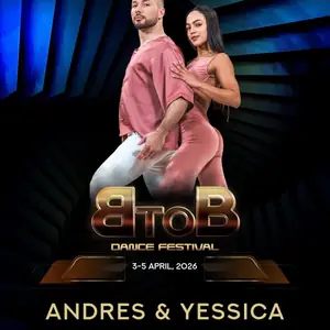 Andres y Yessica, instructor at Frankfurt Bachata Festival 2026
