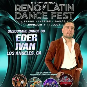 Eder Ivan, instructor at Reno Latin Dance Fest 2027