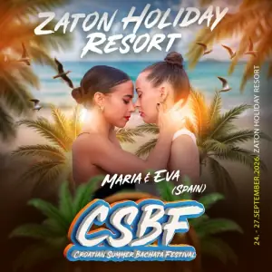 Maria & Eva, instructor at Croatian Summer Bachata Festival